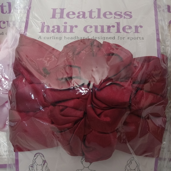 Heatless Hair Curlers Satin Feel With Scrunchi New - Picture 3 of 4